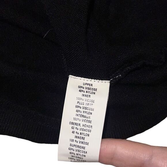 Anthropologie | Anthro Bl-nk Gold Sequin Sleeve Black Sweater Holiday size XS - Picture 10 of 10